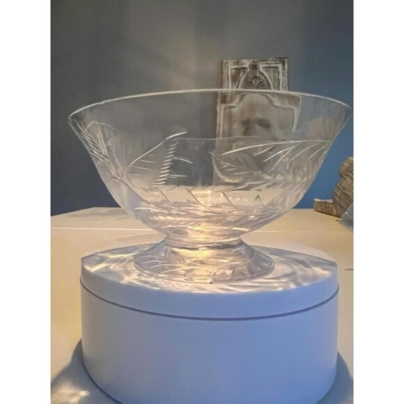 Set of 6 Vintage Crystal Coupe Glasses - Dessert Bowl | ChampagneTowwer - Picture 9 of 10